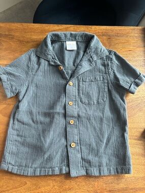 Little Co Button up Toddler shirt